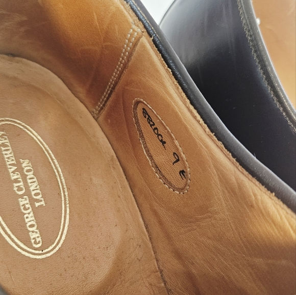 George Cleverley Brown Leather Oxford Shoes  English main image 8
